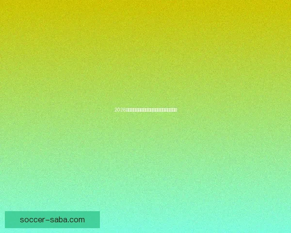 2026年世界杯赛事数据全面解析及各队表现统计分析